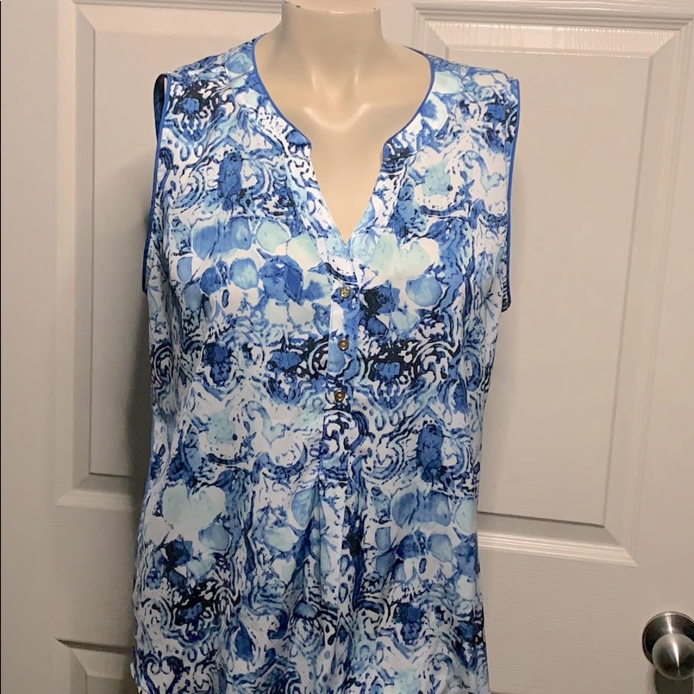 Hanna & Gracie Sleeveless Blouse